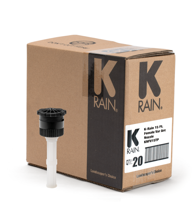 KNFV15TP Adjustable Spray Nozzle 15' Female - 20 Pack