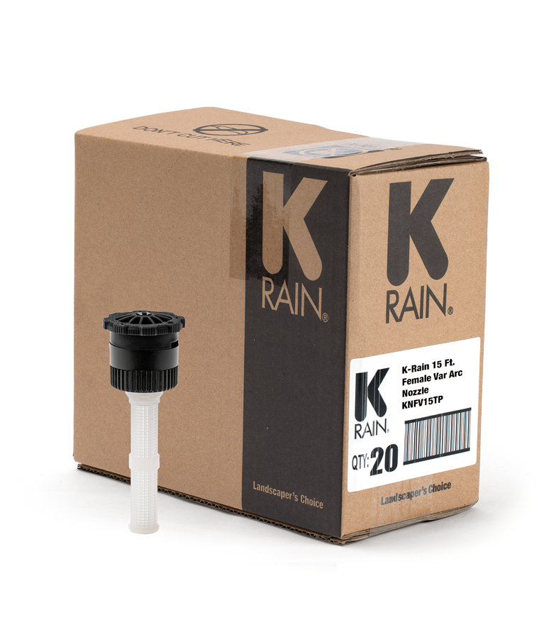 KNFV15TP Adjustable Spray Nozzle 15' Female - 20 Pack