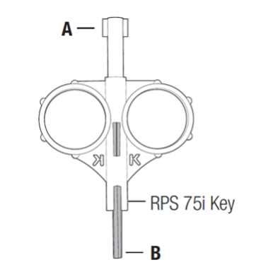K-Rain RPS75i Adjustment Key