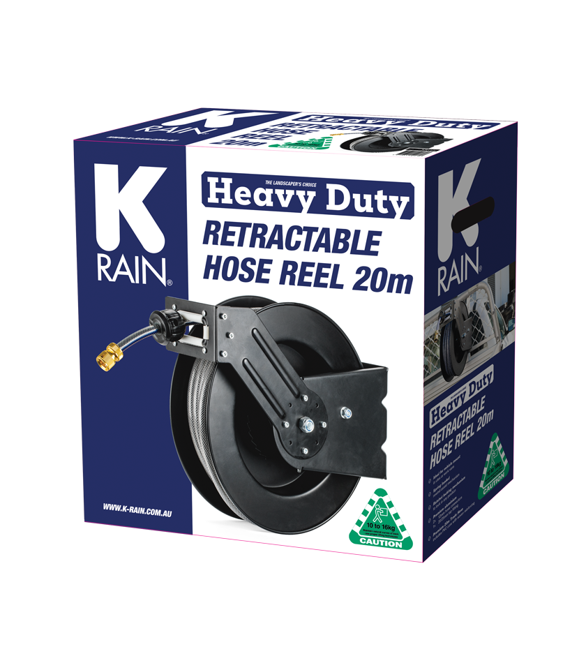 20m Heavy Duty Retractable Hose Reel - K-Rain