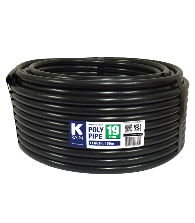 19mm x 100m K-Rain Poly Pipe