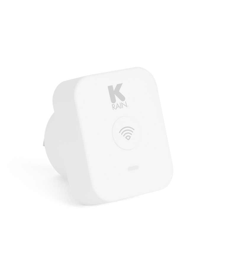 White Wi-Fi hub for K Connect Wi-Fi Tap Timer Kit