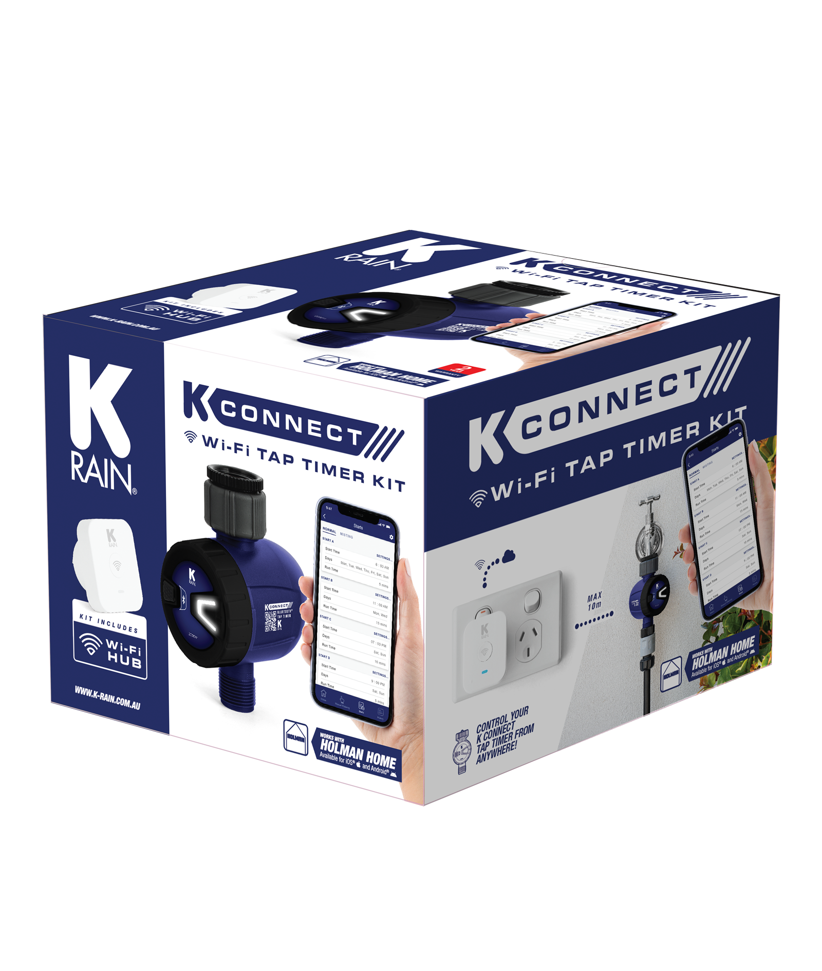 K Connect Wi-Fi Tap Timer Kit Packaging