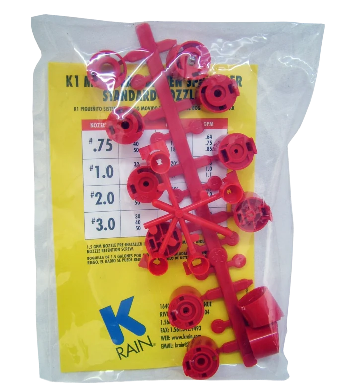 K-Rain Nozzle Kit - K1 and K2 Gear Drive Accessories